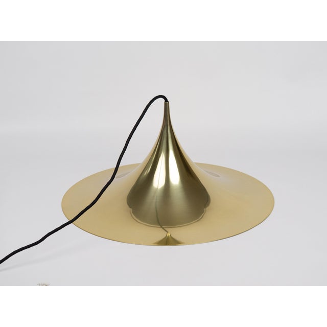 Mid 20th Century Vintage Semi Pendant Lamp by Bonderup and Thorup for Fog & Mørup, 1968 For Sale - Image 5 of 11