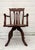 Antique Art Nouveau Swivel Chair in Oak, 1890s For Sale - Image 17 of 17