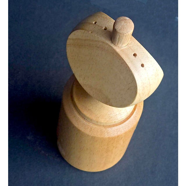 Vintage Dansk Beechwood Salt and Pepper Mill Designed by Jens Harald Quistgaard For Sale In Miami - Image 6 of 9