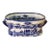 1980s Nautical Blue and White Transferware Foot Bath Planter For Sale