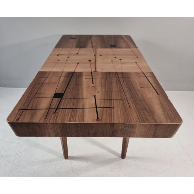 Vintage Dining Table in Walnut, 1970s For Sale - Image 4 of 16