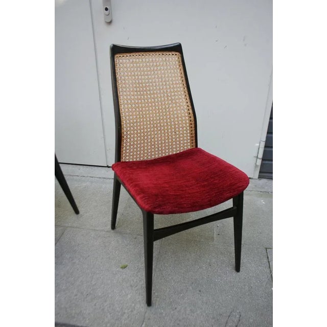 Black Dining Chairs, 1960s, Set of 6 For Sale - Image 8 of 10