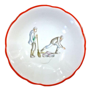 Vintage Gio Ponti Sporting Dish-Curling