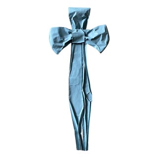 Casa Gusto Handmade Papier Mache Ribbon Wall Sculpture For Sale