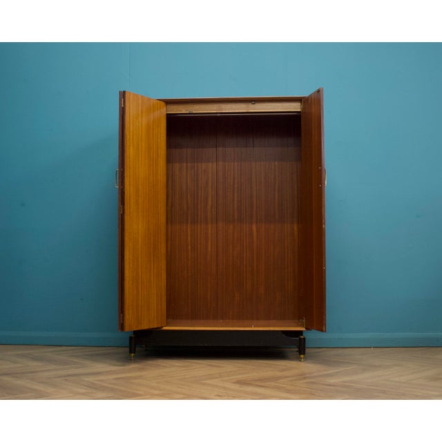 Mid-Century Modern Mid-Century Modern Tola and Black Wardrobe from G-Plan, 1960s For Sale - Image 3 of 11