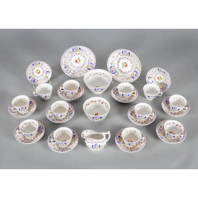 English Antique Early Staffordshire Lusterware Tea Service- 17 Pieces For Sale - Image 3 of 8