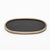 2020s Oval Tray in Black Oak With Bronze Patina Brass by Kifu Paris For Sale - Image 5 of 7