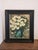 Bring warmth and charm to your space with this beautifully textured vintage floral oil painting, showcasing a bouquet of...