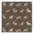 Schumacher Caribou Embroidery Fabric in Java For Sale