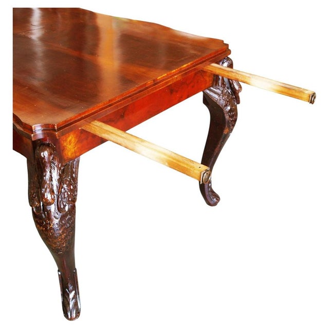Wood Venetian Neo-Rococo Dining Set by Vincenzo Cadorin for Testolini, 1890s, Set of 7 For Sale - Image 7 of 18