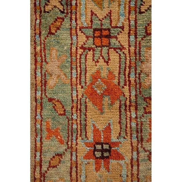 Gold 1980s Handwoven Persian Area Rug 4'3" X 6'5" For Sale - Image 8 of 9