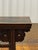 Brown 19th Century Chinese Red Lacquer Elm Spring Bench With Ruyi Spandrels For Sale - Image 8 of 9