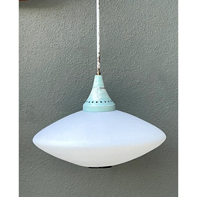 Mid 20th Century Vintage Mid-Century Modern Pendant Lamp For Sale - Image 5 of 12