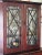 Original c. 1830, two piece Step Back cupbosrd with adjustable storage shelving for upper and lower portions. Shelving is...