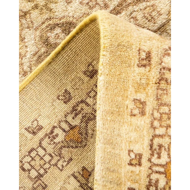 Mogul, One-of-a-Kind Hand-Knotted Area Rug in Green, 6' 1" x 9' 3" For Sale In New York - Image 6 of 8