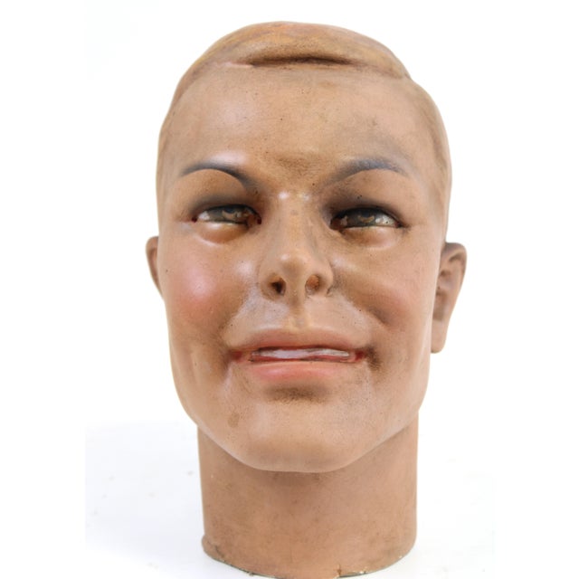 Sand Handsome Mannequin Head - French For Sale - Image 8 of 12