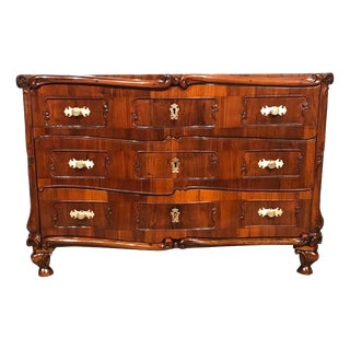 Antique Swiss Baroque Chest of Drawers, 1760 For Sale