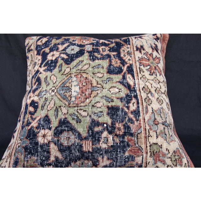 Handwoven Vintage Rug Pillow Cover -20'' X 20'' For Sale - Image 9 of 10