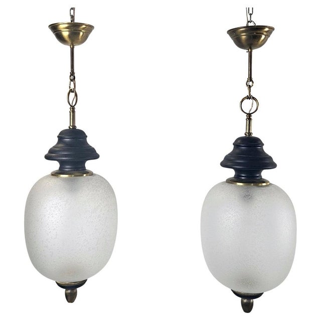 Mid-Century Modern Pendant Lights by Luigi Caccia Dominioni, Italy, 1950s, Set of 2 For Sale - Image 13 of 13