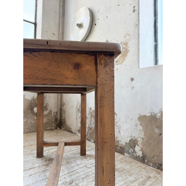 Oak Console Desk, 1950s For Sale - Image 11 of 18