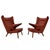 Hans J Wegner Pp19 for Pp Mobler Papa Bear Chairs, Denmark 1980 For Sale - Image 4 of 14