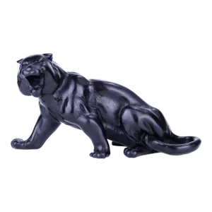 Mid Century Black Panther Sculpture