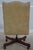 Classic Leather Tufted Rolling Desk Chair For Sale - Image 4 of 18