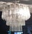 Spectacular Italian chandelier composed of cylindrical Murano glass elements, known as truncated elements, arranged on...