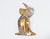 Contemporary Vintage Murano Gold Infused Clear Glass Sculpture of a Pelican For Sale - Image 3 of 9