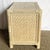Boho Coastal Beige Twisted Pencil Reed Wicker Nightstand For Sale In Miami - Image 6 of 10