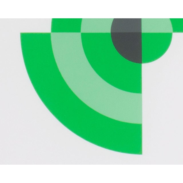 Green 1995 “Konstruktion and Intuition” Serigraph Print by Anton Stankowski For Sale - Image 8 of 8