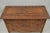 Antique Italian Biedermeier Neoclassical Burr Walnut 3 Drawer Commode Dresser Chest of Drawers. Item features a sunburst...