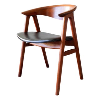 Teak Compass Chair by Erik Kirkegaard for Høng Stolefabrik, Ca. 1960 For Sale