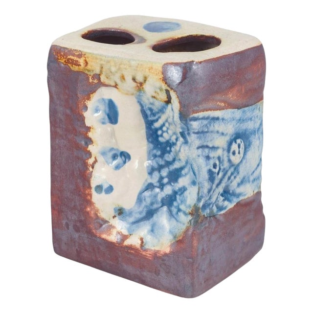 Modern Vase with Experimental Glaze by Carl-Harry Stålhane for Designhuset, 1970s For Sale