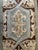 French Antique Aubusson and Velvet Pillow With Tassels For Sale - Image 3 of 3