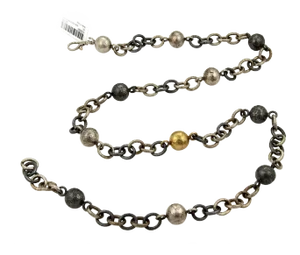 Gurhan Ballon Balls Sterling & 24k Gold Layered Chain Necklace