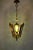Spectacular and Exceptionally Elegant 1960s Spanish Gothic and Moorish Revival Style Solid Sand-Cast Brass 3-Light...