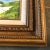 1960’s Vintage Original Abstract Seascape Enamel on Copper Painting Original Vintage Frame Signed For Sale - Image 4 of 7