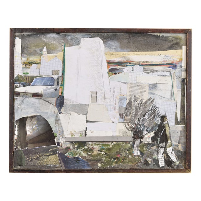 Imants Vecozols, White Houses, 2000s, Cardboard and Mixed Media For Sale