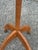 Wood Vintage Wicker and Iron Floor Lamp With Sculptural Curved Arm For Sale - Image 7 of 9