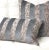 2020s Robert Aluminum Stripe Velvet Pillow 22x22 For Sale - Image 5 of 5