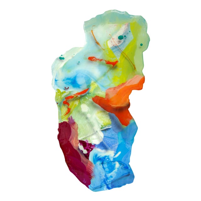 Splatter Abstract Platter #3 Large by Mister Piro For Sale