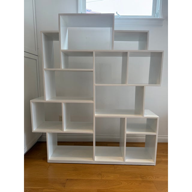 2010s Mid Century Inspired Bookshelf For Sale - Image 5 of 5