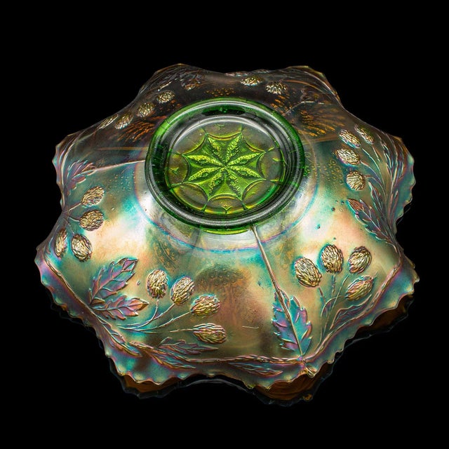 1970 Small Vintage Lustre Dish For Sale - Image 10 of 12