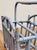 Vintage Periwinkle Blue Rattan Magazine Rack For Sale - Image 12 of 12