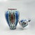 2020s Handmade Ceramic Grand Shah Vase with Lid (60cm) Blue Scale and Imperial Tulip For Sale - Image 5 of 8