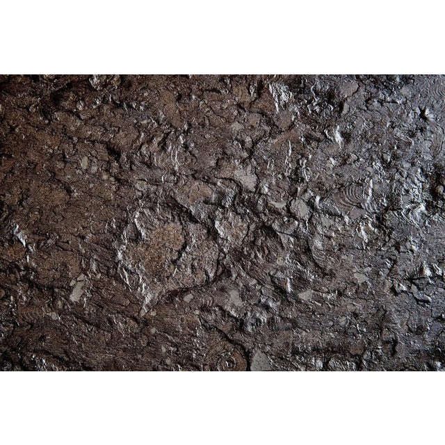 Octagonal Pedestal Table with Round Slate Top, France, 1970s For Sale - Image 6 of 12