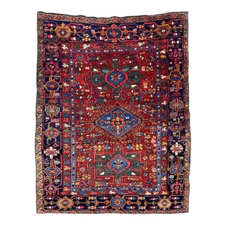 Antique Heriz Rug, 1890s For Sale