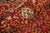 Allover Designed Persian Shiraz Wool Rug in Red For Sale - Image 9 of 9