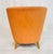 Wood Contemporary Orange Tweed Lounge Chair by Decca Furniture LTD For Sale - Image 7 of 18
